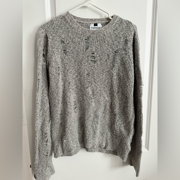Topman Sweaters - Topman Deconstructed Knit Sweater, S